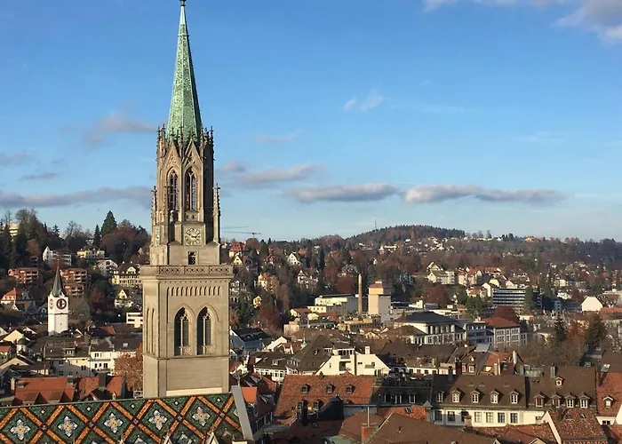 Lägenhet With Sun Terrace St. Gallen